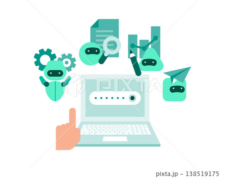 プロンプト指示でAIエージェントが戦略立案からデータ分析、グラフ作成まで自動完結する図 138519175