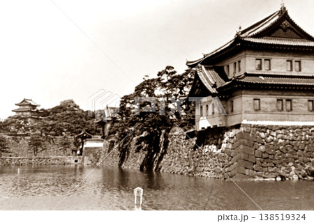 古写真 1956年 東京 皇居外苑 巽櫓 古写真 1956年 東京 皇居外苑 巽櫓 138519324