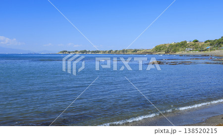 三浦半島の三戸浜海岸の春 三浦半島の三戸浜海岸の春 138520215