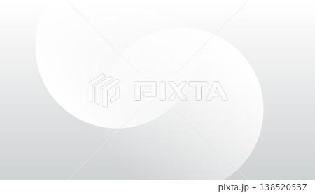 Abstract white geometric shapes design elements on gray gradient background with copy space. Vector illustration Abstract white geometric shapes design elements on gray gradient background with copy space. Vector illustration 138520537