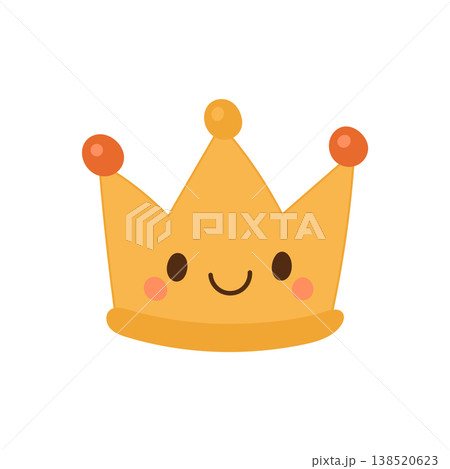 Vector icon luxury with illustration crown gold for design isolated jewelry. Princess cartoon decoration with vector medieval sign for wealth award monarch. King authority vector 138520623