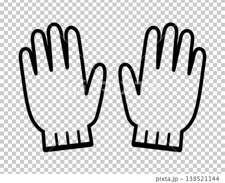 Work glove icon_vector illustration 138521144