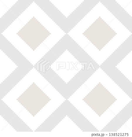 Geometric Argyle Textile Design Neutral Color Palette Pixelated Diamond Pattern Minimalist Style Fashion Fabric Home Decor Repeat Print Surface Design Wallpaper Tile Background Geometric Argyle Textile Design Neutral Color Palette Pixelated Diamond Pattern Minimalist Style Fashion Fabric Home Decor Repeat Print Surface Design Wallpaper Tile Background 138521275