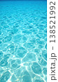 Crystal Clear Turquoise Water Surface with Gentle Ripples and Reflections 138521992