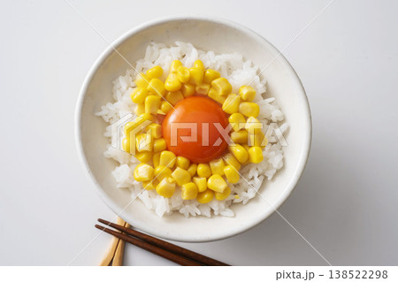 バターコーン卵かけご飯 バターコーン卵かけご飯 138522298