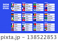 Football championship 2026 group stage infographic. 138522853