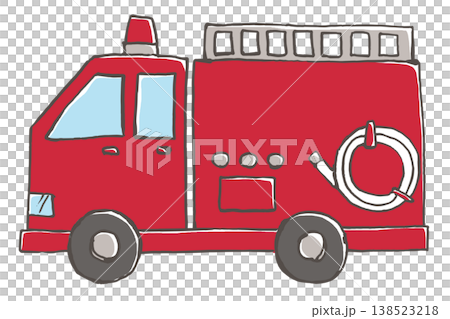 消防車のイラスト 消防車のイラスト 138523218