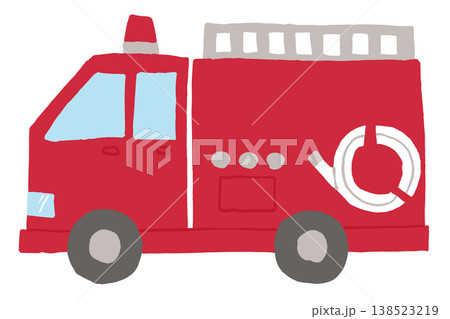 消防車のイラスト 消防車のイラスト 138523219
