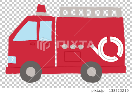 Illustration of a fire engine Illustration of a fire engine 138523219