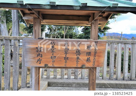 奈良　飛鳥地区　梅山古墳（欽明天皇陵）猿石 138523425
