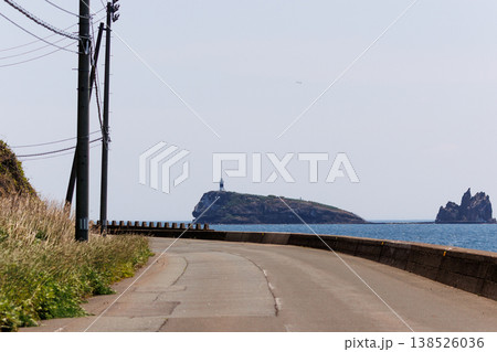 陸から観た態島（青森県脇野沢） 138526036