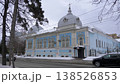March 22 2026 Barnaul Russia Church of the Annunciation of the Blessed Virgin Mary covered in snow cold early spring cityscape religious architecture and winter atmosphere. 138526853