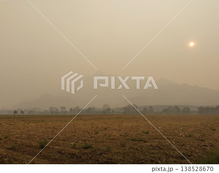 Air Pollution Threatens Northern Thailand from Crop Burning. 138528670