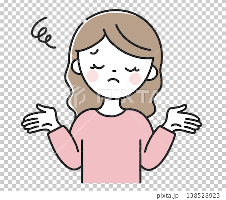 呆れる女性 呆れる女性 138528923