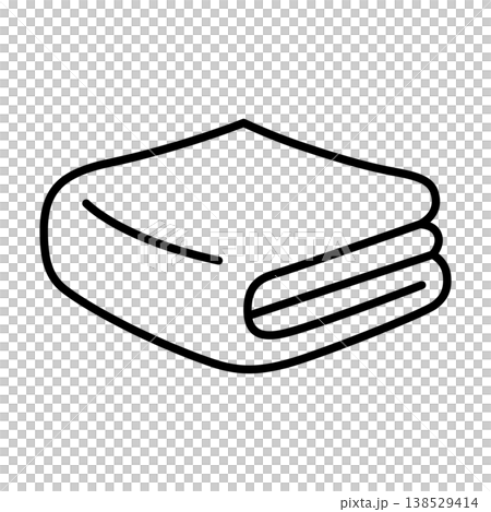 ブランケット 毛布のアイコン_ベクターイラスト ブランケット 毛布のアイコン_ベクターイラスト 138529414