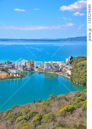 《静岡県》大草山展望台から浜名湖の展望 《静岡県》大草山展望台から浜名湖の展望 138529480