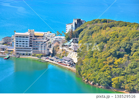 《静岡県》大草山展望台から浜名湖の展望 《静岡県》大草山展望台から浜名湖の展望 138529516