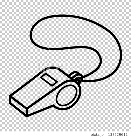 Whistle icon_vector illustration 138529611