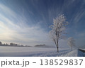 冬の朝の美しい風景 138529837