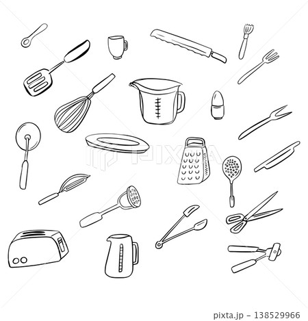Kitchen Utensil Clipart Illustration Vector Cute Icon  138529966
