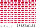 パターン背景　ハート 138530183