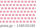 パターン背景　ハート 138530185