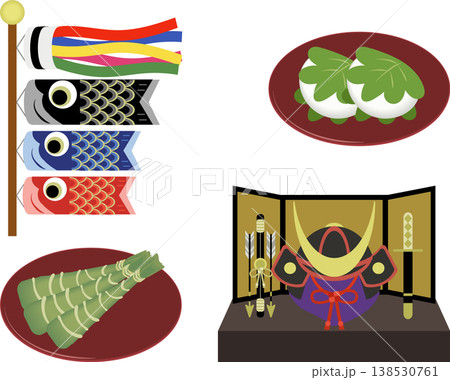 こどもの日アイテムセット 138530761