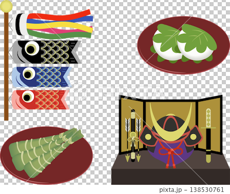 こどもの日アイテムセット 138530761