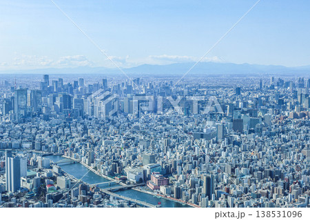 都心のビル群【東京スカイツリーより東京の西側】 都心のビル群【東京スカイツリーより東京の西側】 138531096