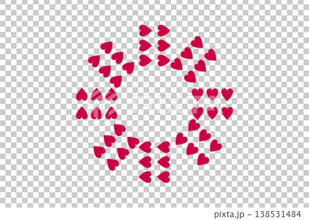 Pattern background: Heart pattern 138531484