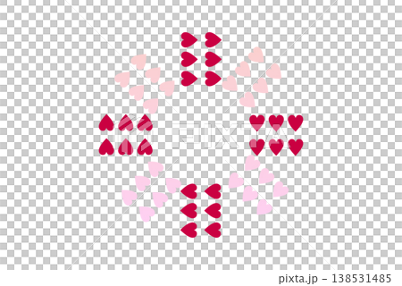 Pattern background: Heart pattern 138531485