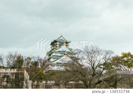 Famous Osaka Castle Famous Osaka Castle 138531736