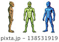 3人のレプタリアン宇宙人 138531919
