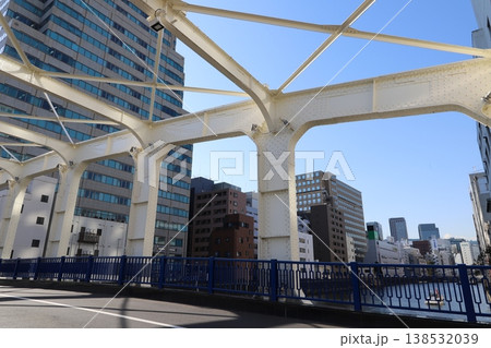 豊海橋(東京都中央区)と日本橋川 豊海橋(東京都中央区)と日本橋川 138532039