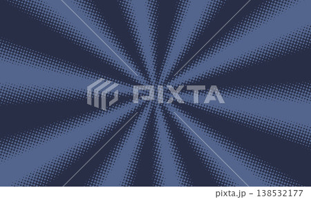Deep steel blue halftone background design in comic style 138532177