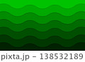 Vector abstract green wavy background 138532189
