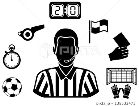 Soccer Icon Set 138532473