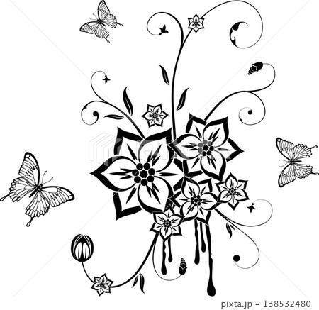 Flower theme Flower theme 138532480