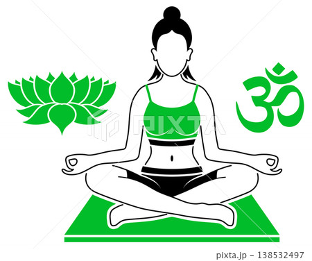 Yoga and Fitness Concept 138532497