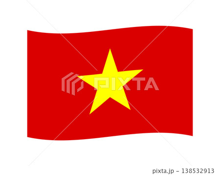 ベトナムの国旗のイラスト素材4 ベトナムの国旗のイラスト素材4 138532913