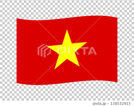 ベトナムの国旗のイラスト素材4 ベトナムの国旗のイラスト素材4 138532913