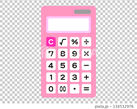 Calculator illustration material 4 Calculator illustration material 4 138532976