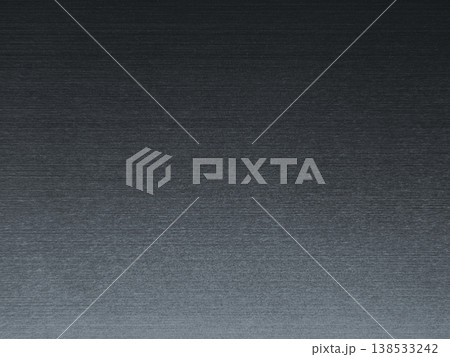 薄暗いシルバーに輝くヘアライン仕上げのテクスチャ素材の背景画像2b 138533242