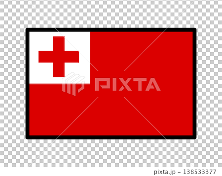Illustration of the Tongan flag Illustration of the Tongan flag 138533377
