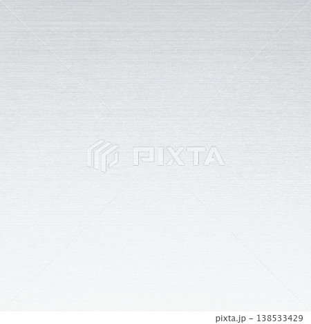 白っぽいシルバーに輝くヘアライン仕上げのテクスチャ素材の正方形の背景画像2a 138533429