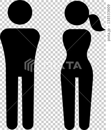 Restroom gender symbols 138533609