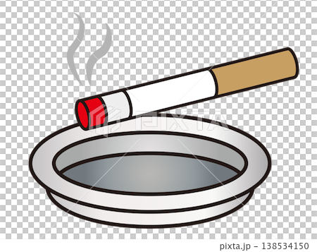 煙草と灰皿のイラスト素材 煙草と灰皿のイラスト素材 138534150