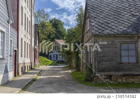 Charming streets of Cesis Latvia invite exploration and adventure on a sunny day Charming streets of Cesis Latvia invite exploration and adventure on a sunny day 138534382