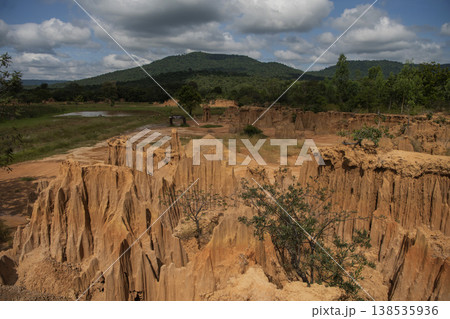 THAILAND SA KAEO LALU ROCK FORMATIONS 138535936