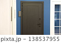 Modern Gray Security Entrance Door 138537955